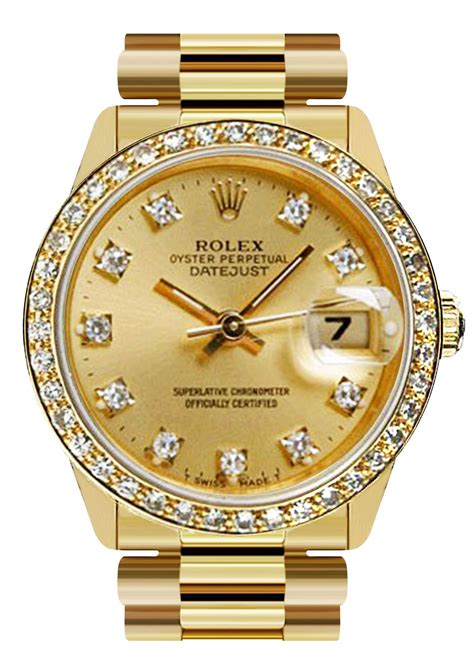 rolex women's gold watch